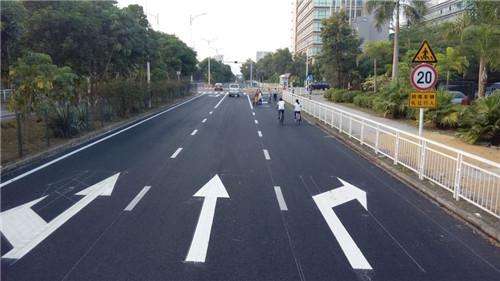 合川道路劃線