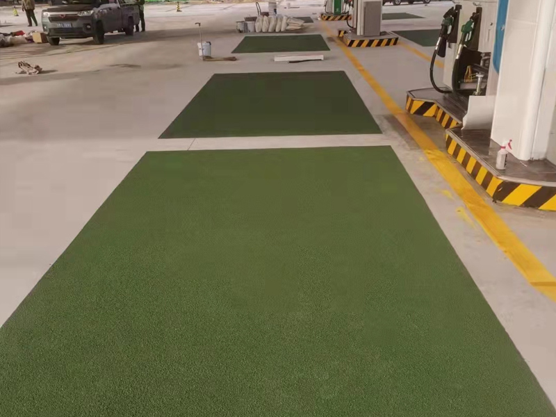坡道防滑路面  